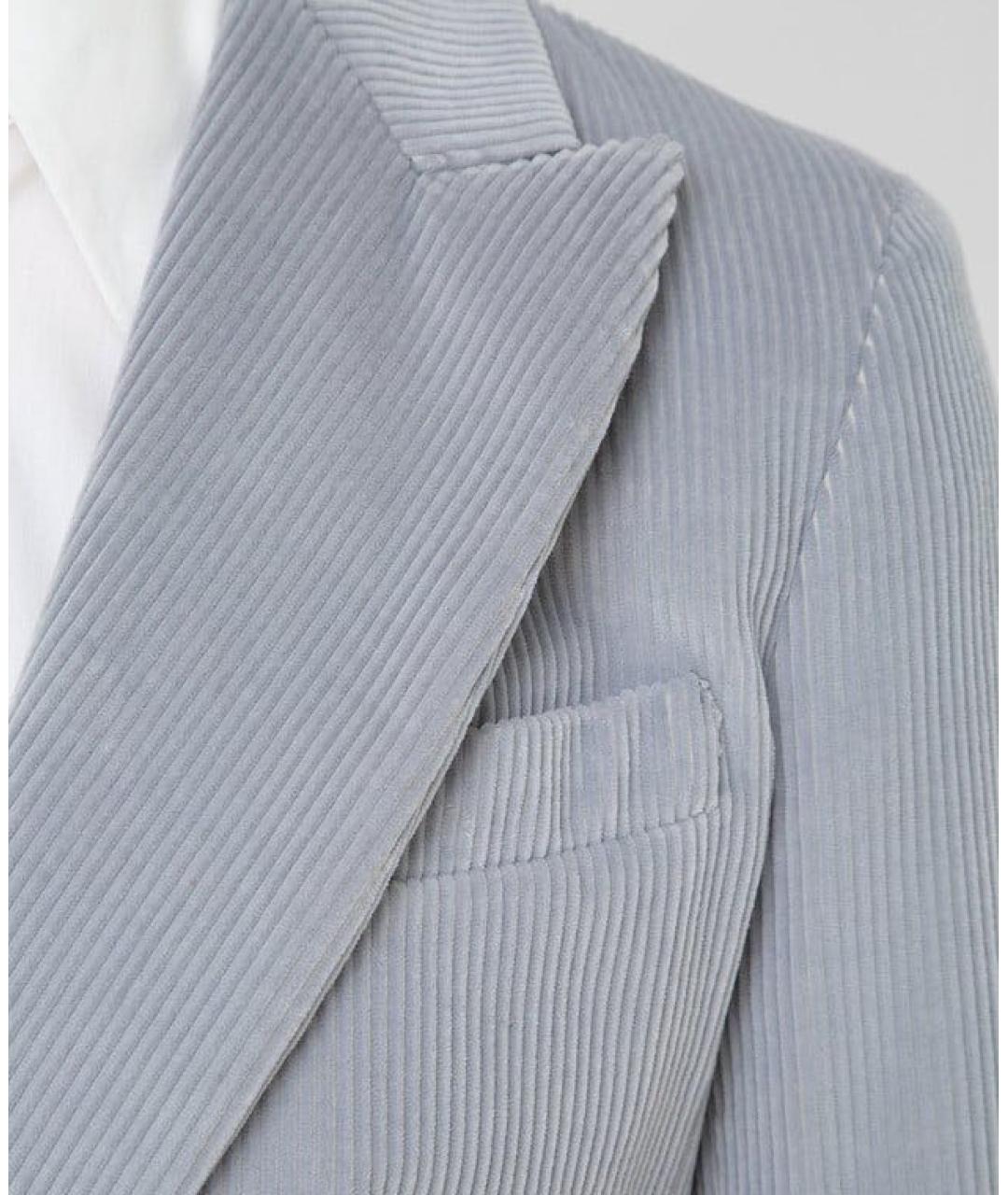 WEEKEND MAX MARA Голубой хлопковый жакет/пиджак, фото 4