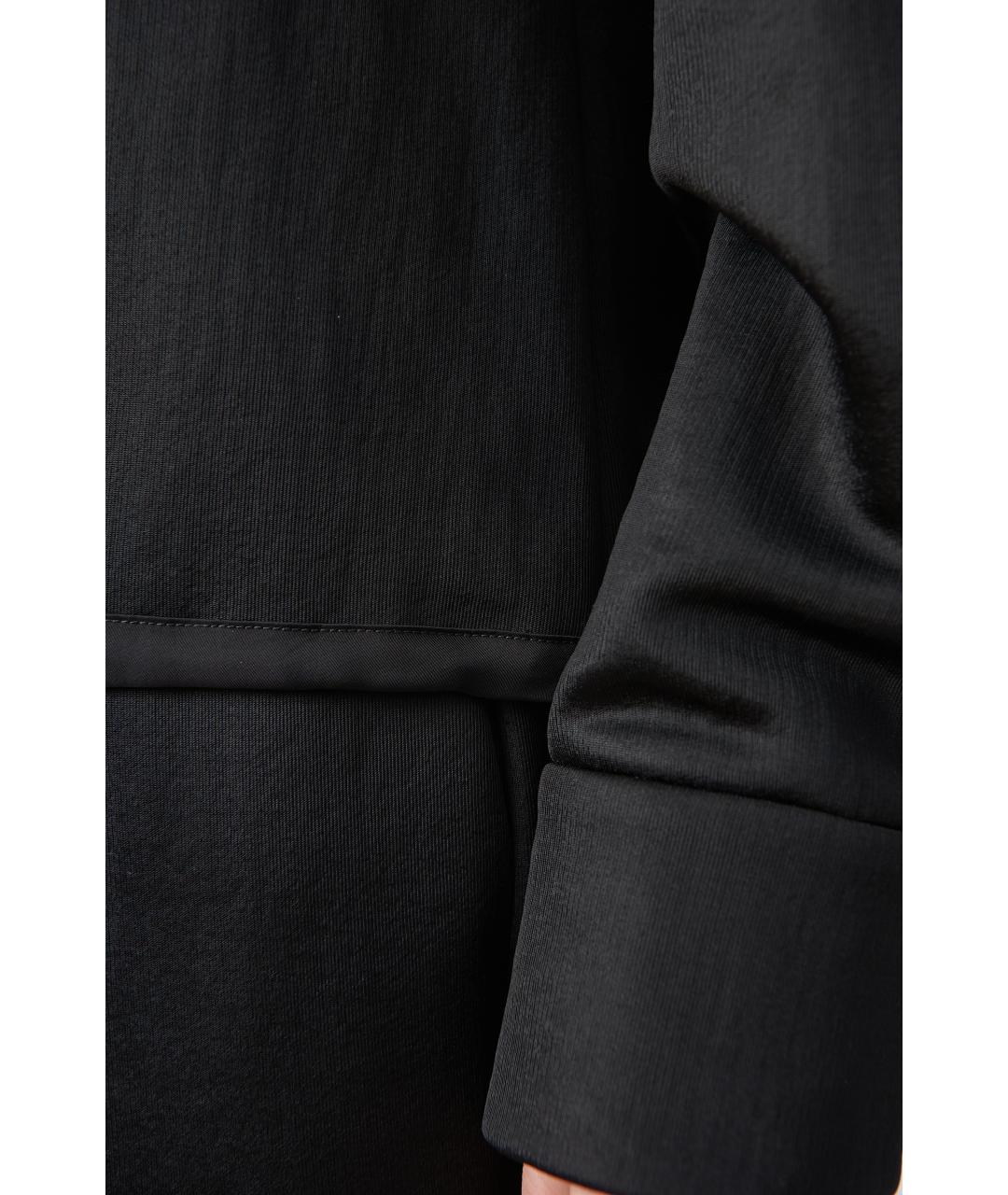 JIL SANDER Черный вискозный джемпер / свитер, фото 7