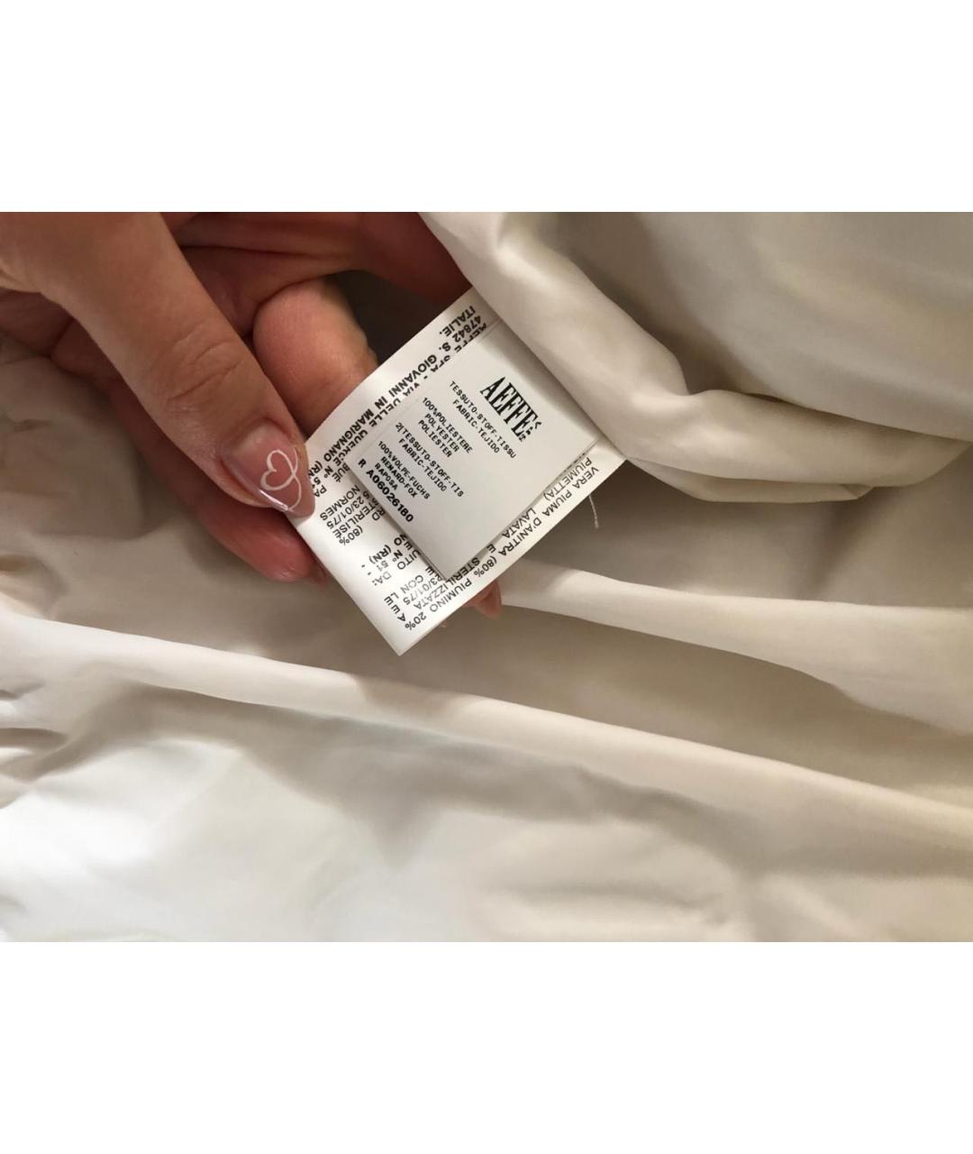 MOSCHINO Белая полиэстеровая парка, фото 4