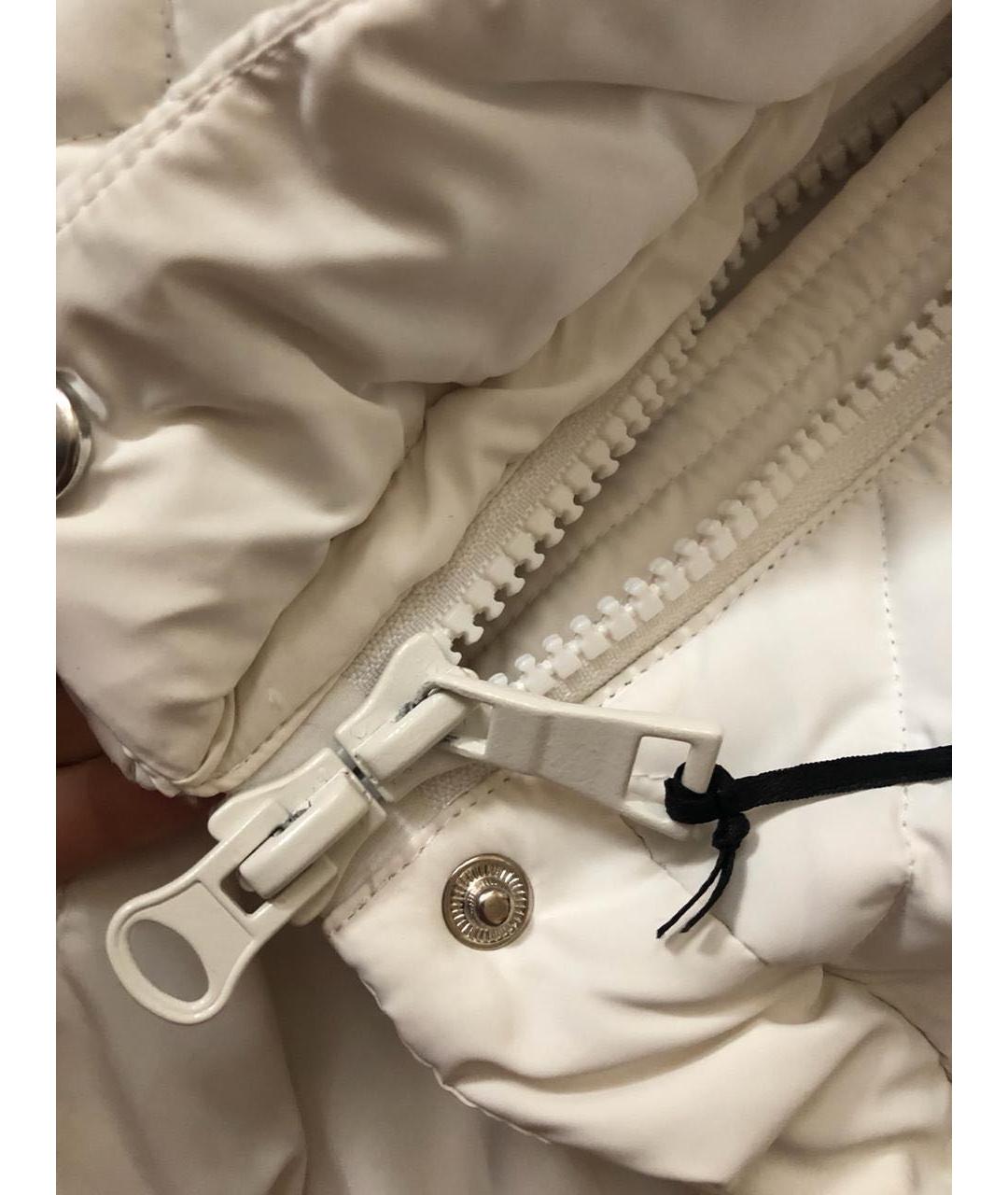 MOSCHINO Белая полиэстеровая парка, фото 6