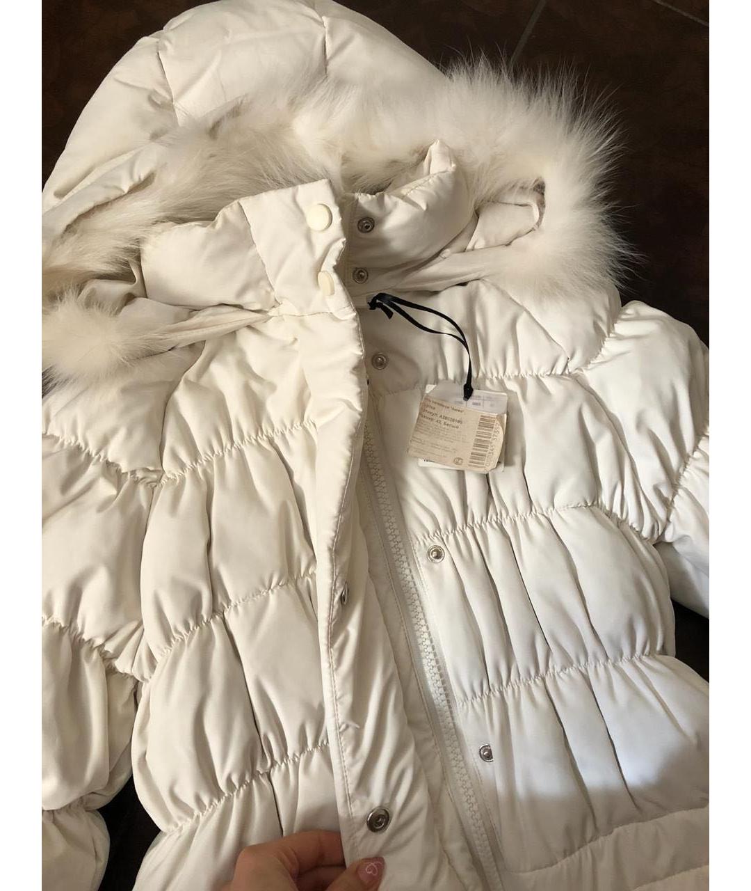 MOSCHINO Белая полиэстеровая парка, фото 8