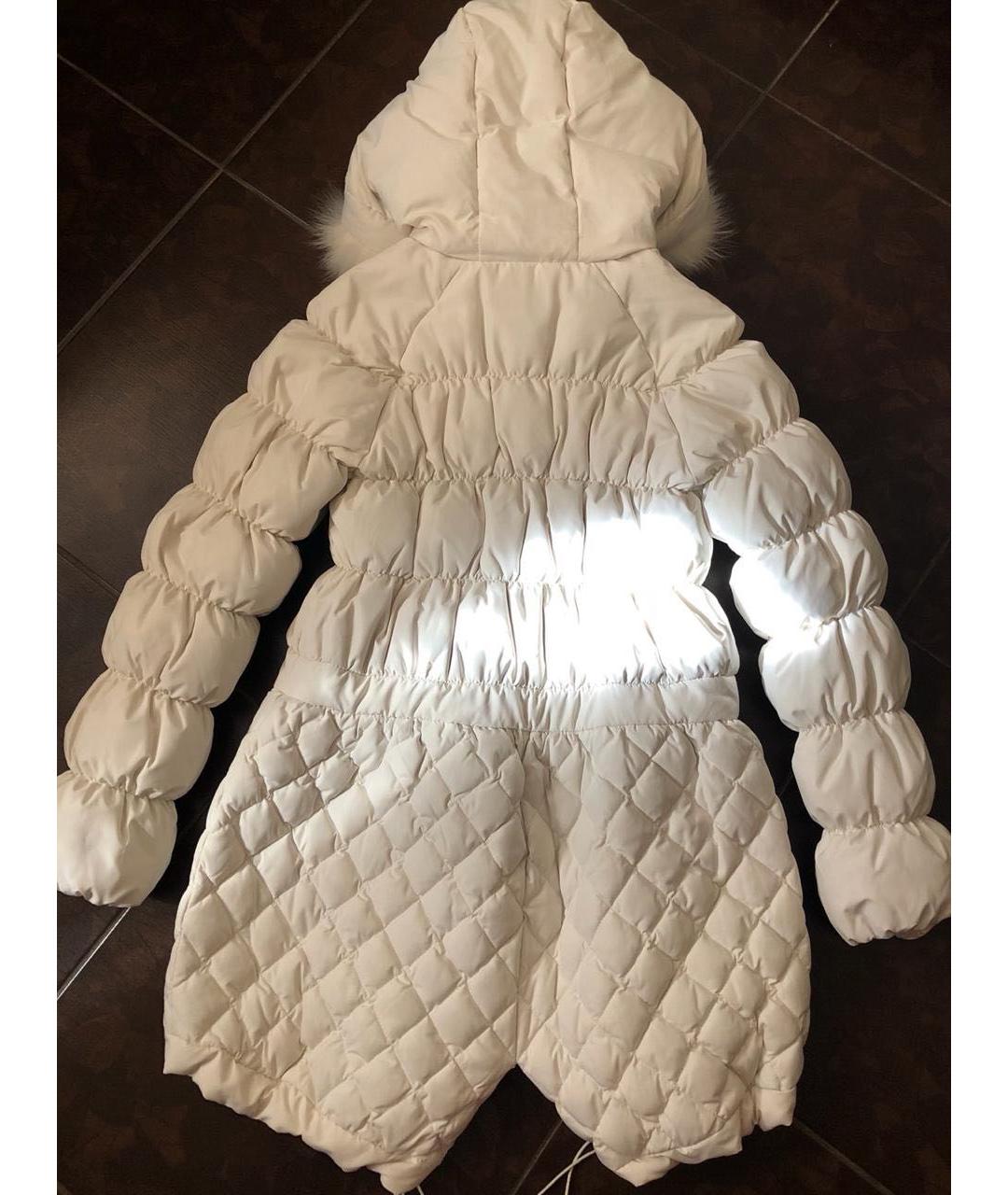 MOSCHINO Белая полиэстеровая парка, фото 2