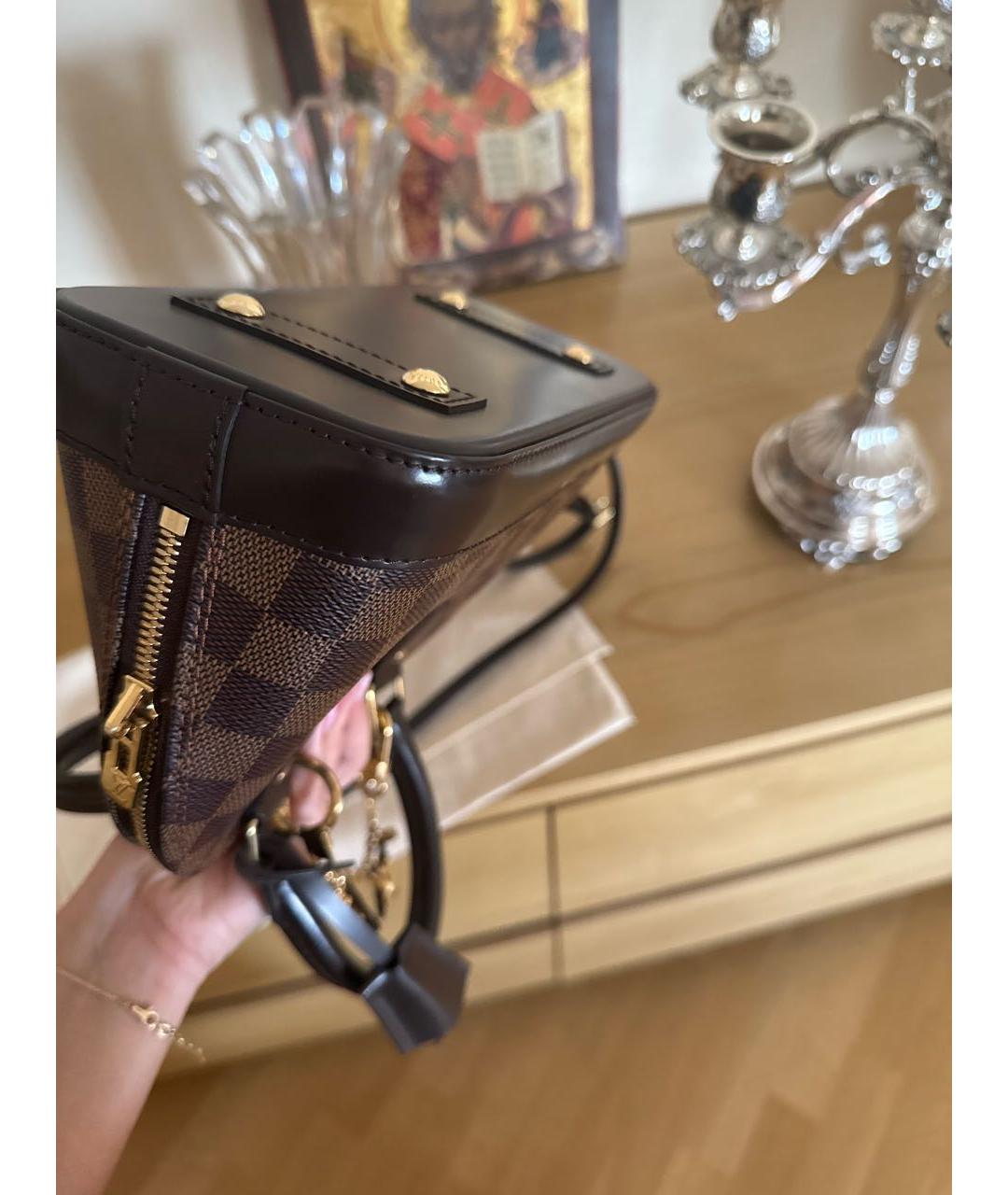 LOUIS VUITTON Коричневая сумка с короткими ручками, фото 7