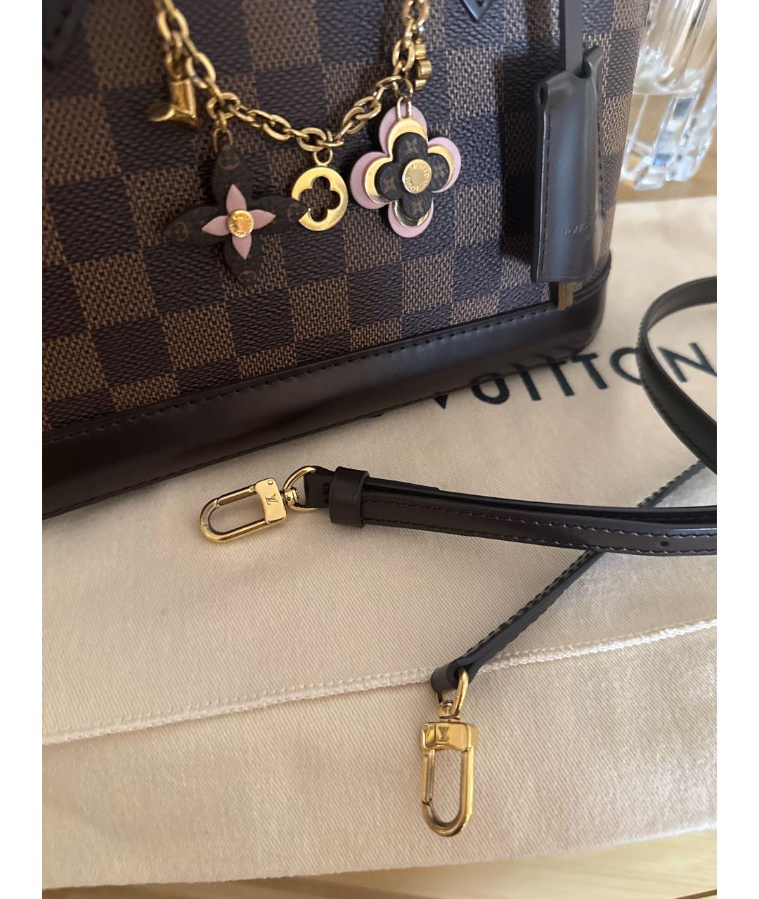 LOUIS VUITTON Коричневая сумка с короткими ручками, фото 2