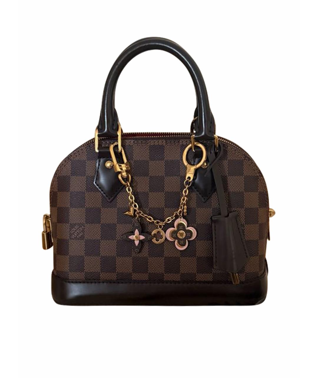 LOUIS VUITTON Коричневая сумка с короткими ручками, фото 1