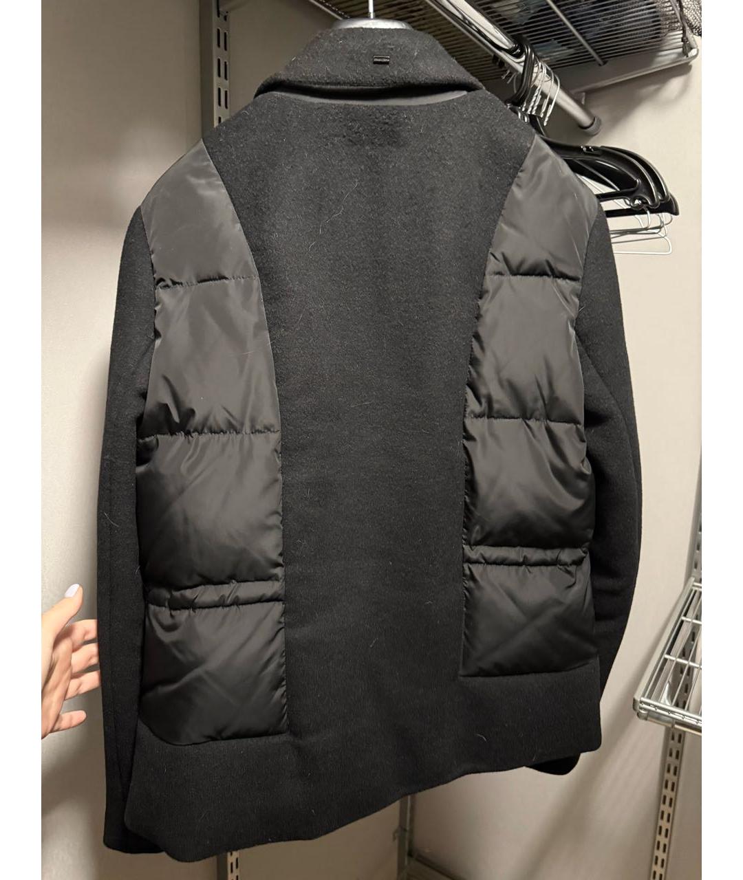 ARMANI JEANS Черная шерстяная куртка, фото 2