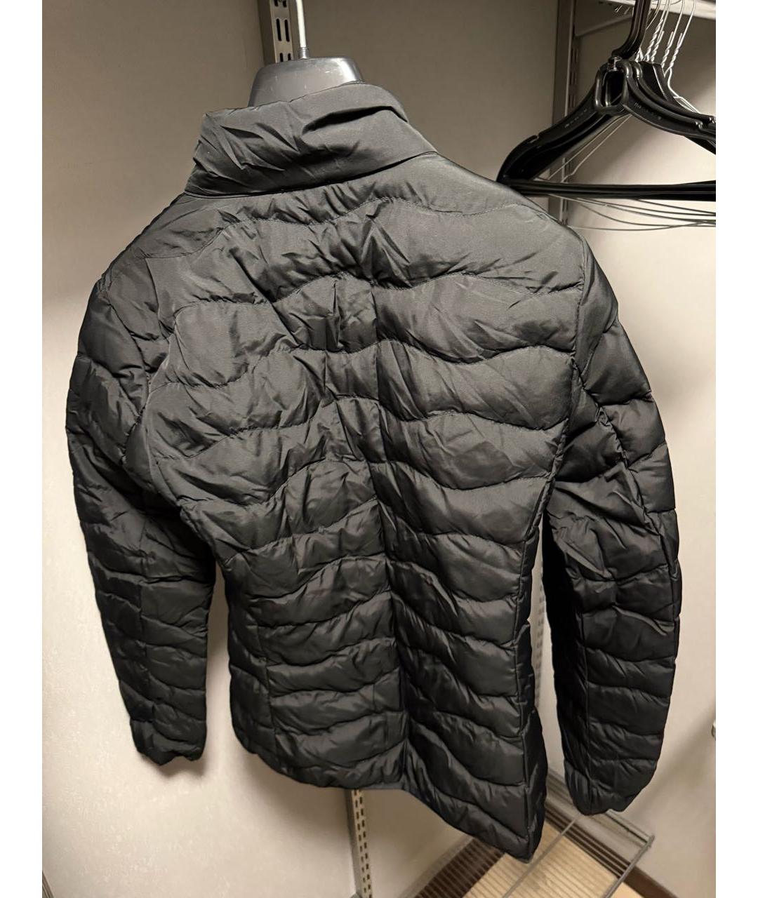 EA7 Черная полиэстеровая куртка, фото 2