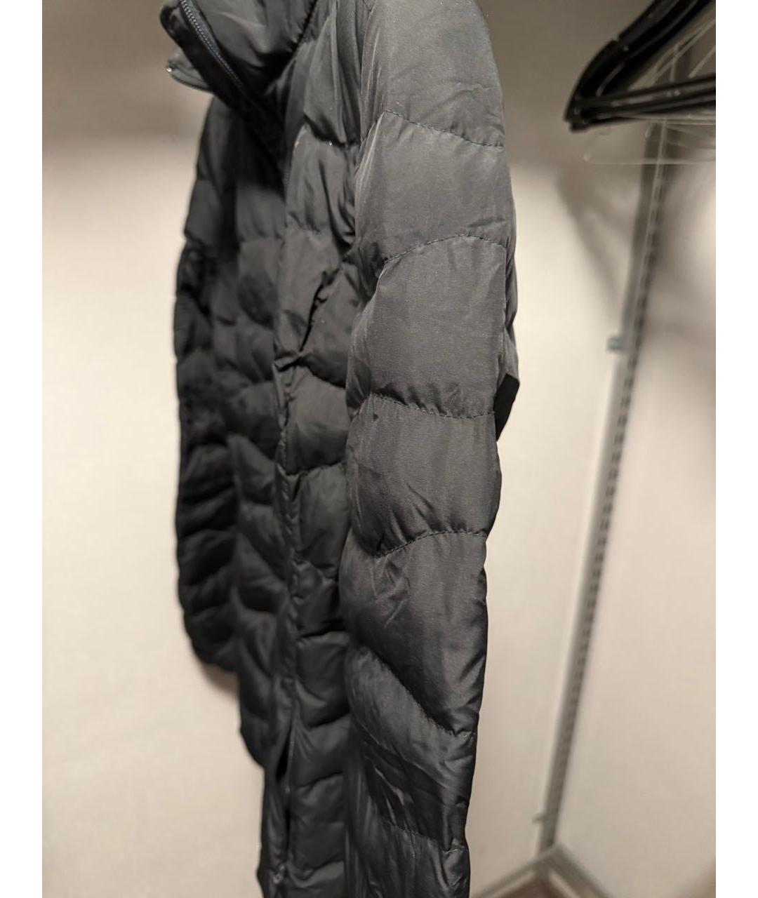 EA7 Черная полиэстеровая куртка, фото 6