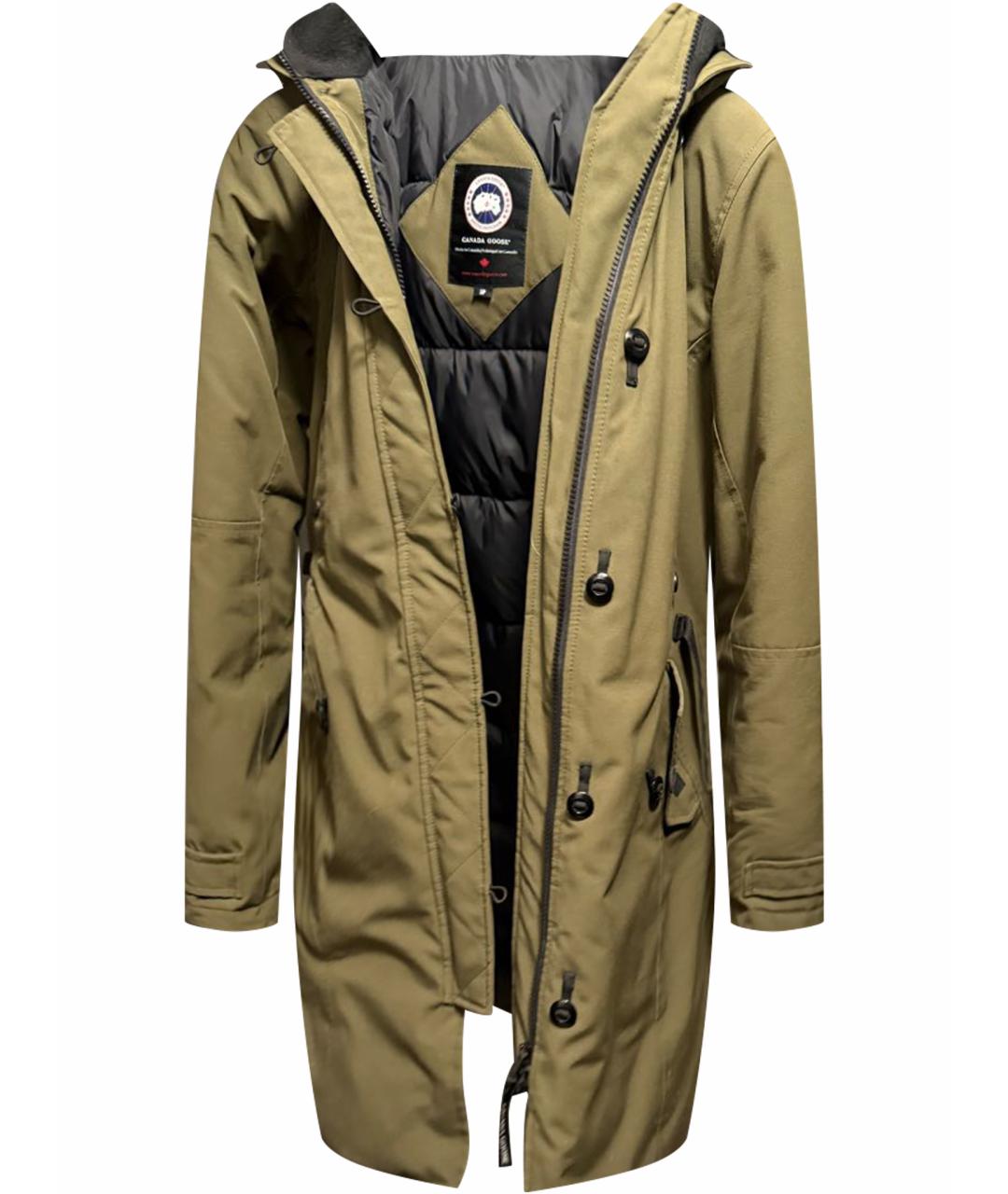 CANADA GOOSE Хаки полиэстеровая парка, фото 1