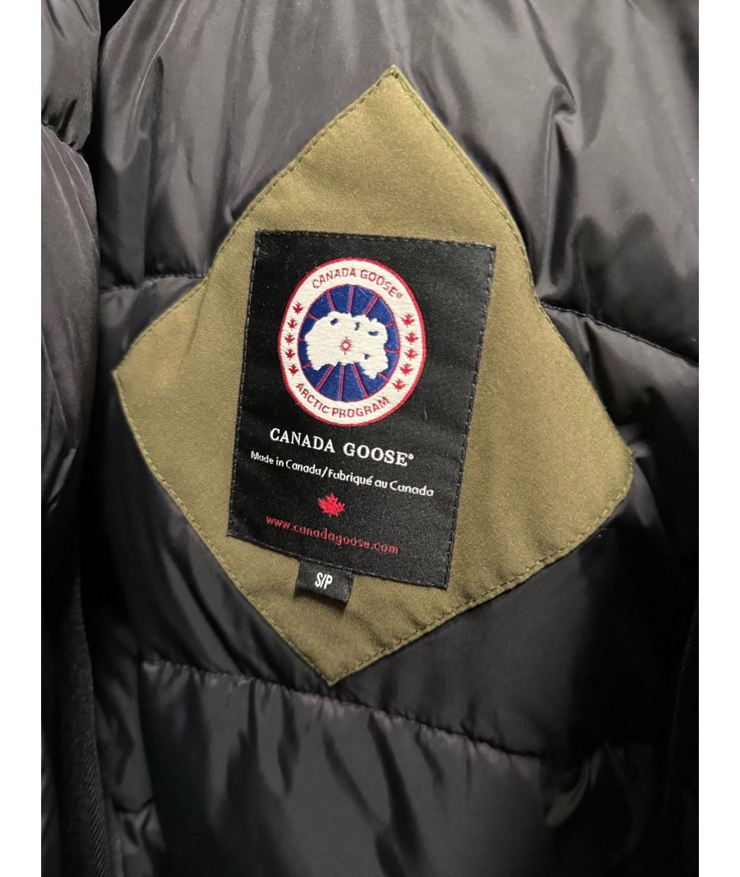 CANADA GOOSE Хаки полиэстеровая парка, фото 3