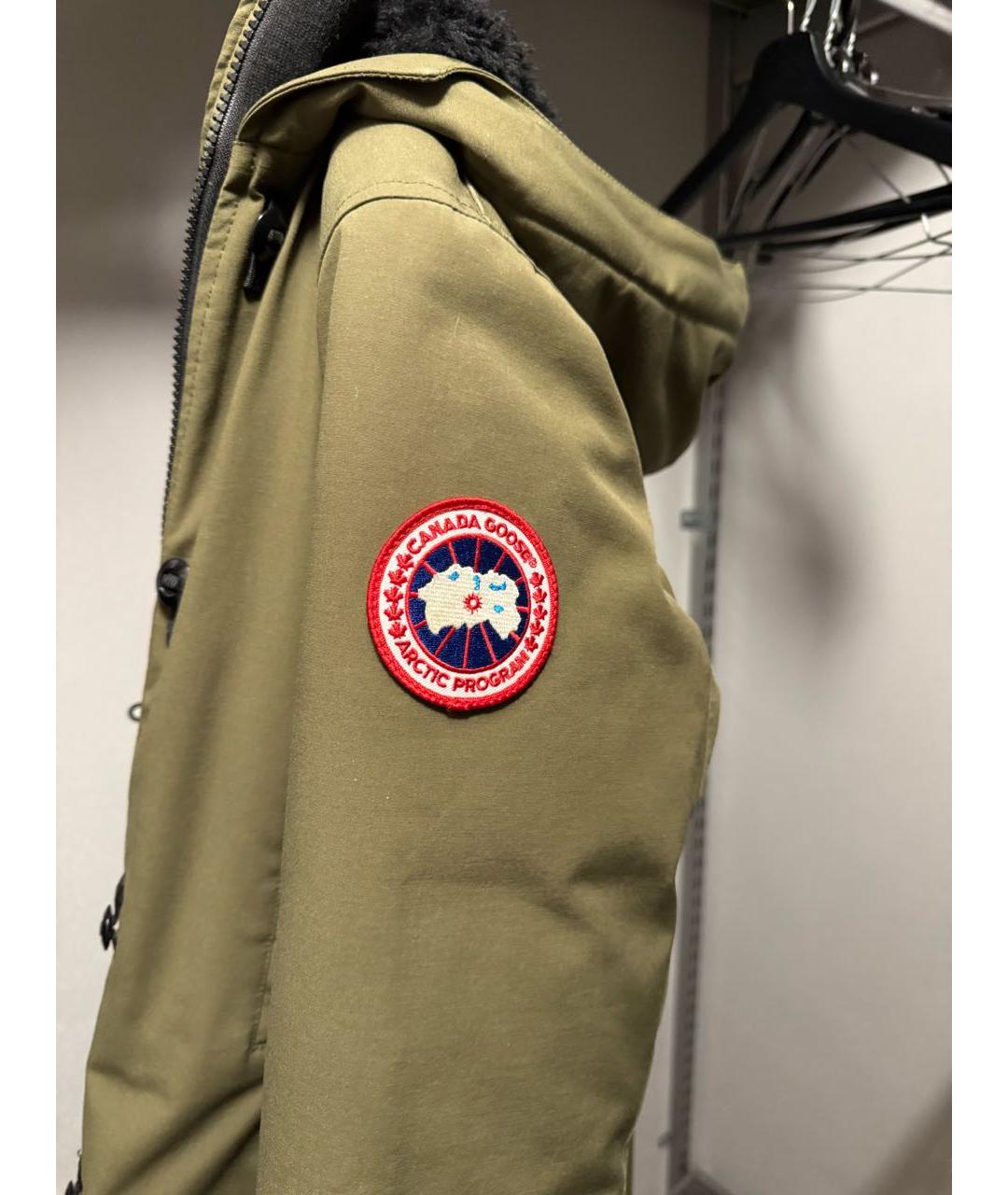 CANADA GOOSE Хаки полиэстеровая парка, фото 7