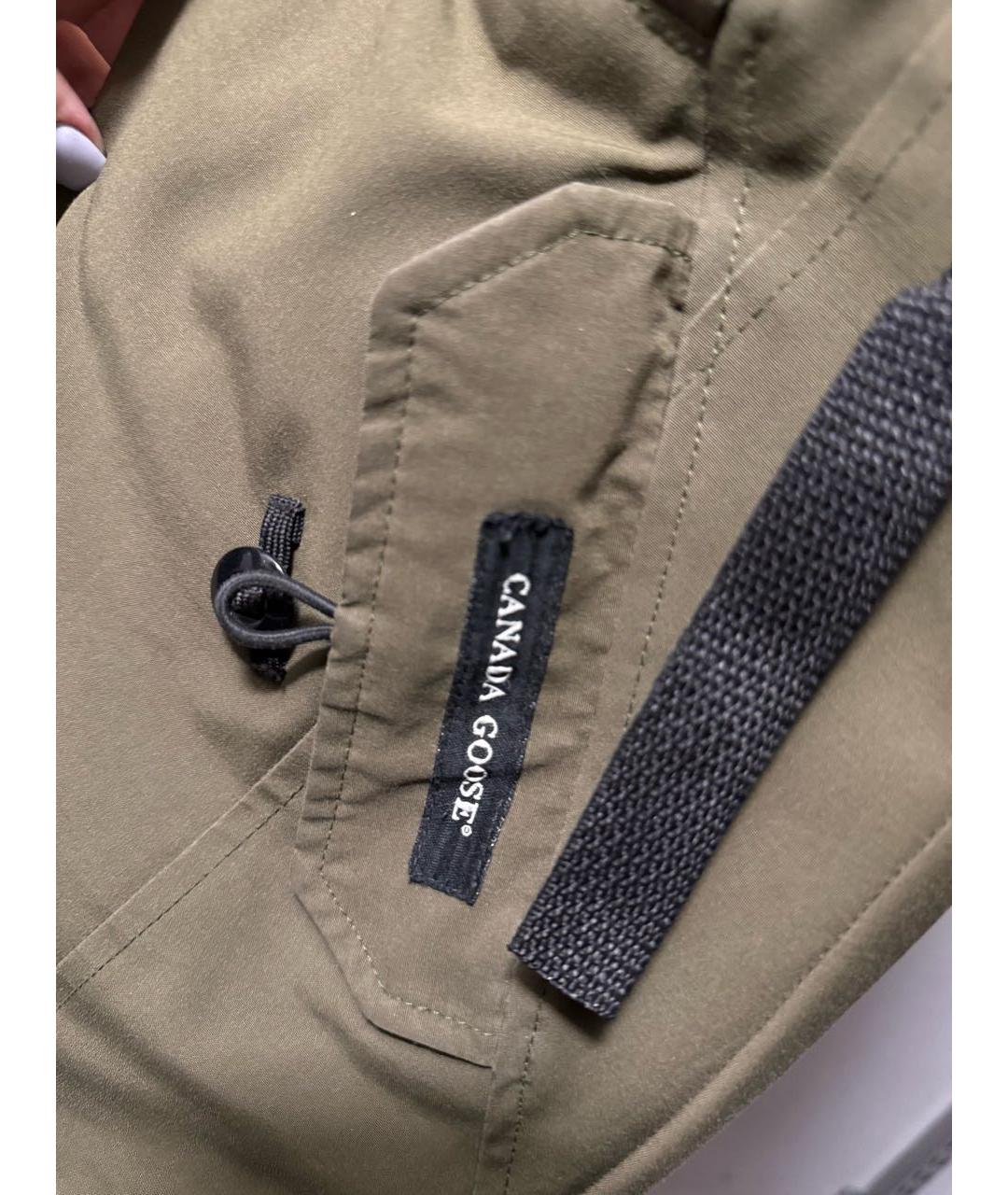 CANADA GOOSE Хаки полиэстеровая парка, фото 6