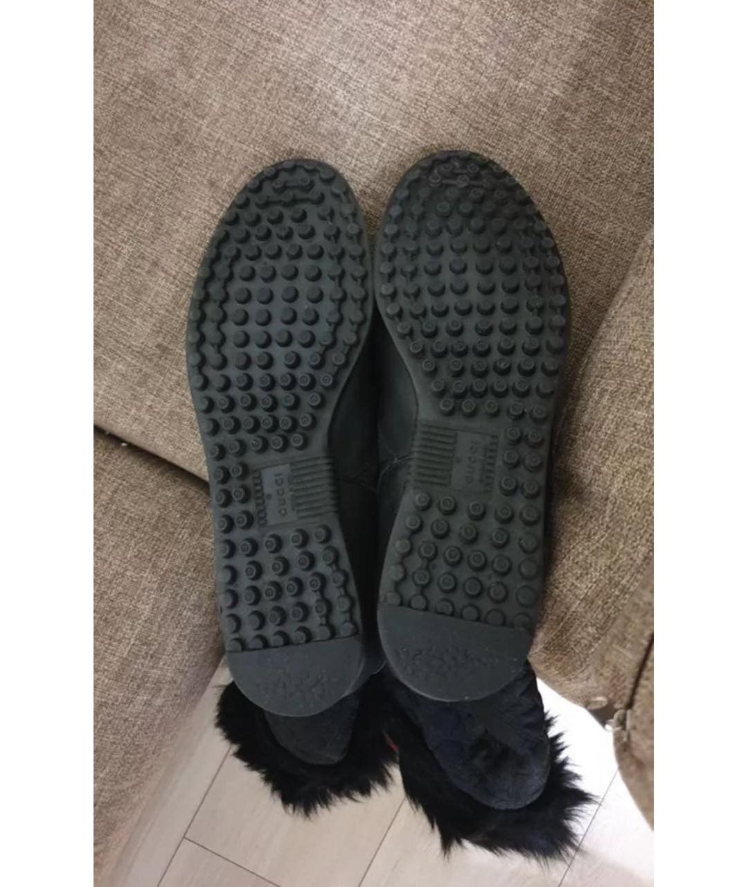 GUCCI Черные сапоги, фото 4