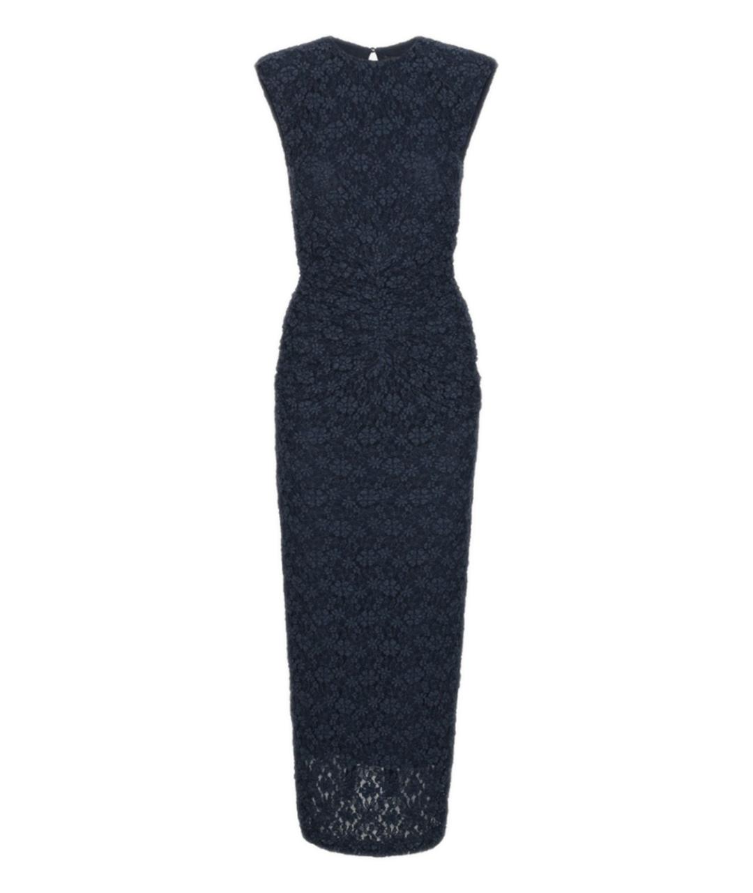 ROTATE Синее полиамидовое повседневное платье, фото 1