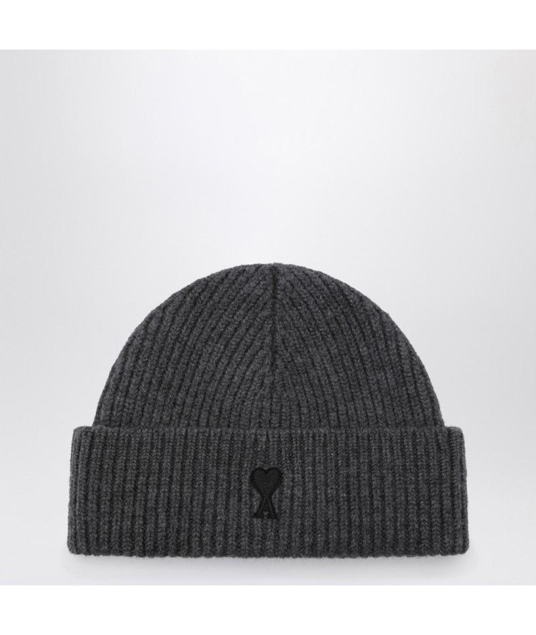 Ami Paris Антрацитовая шапка, фото 6