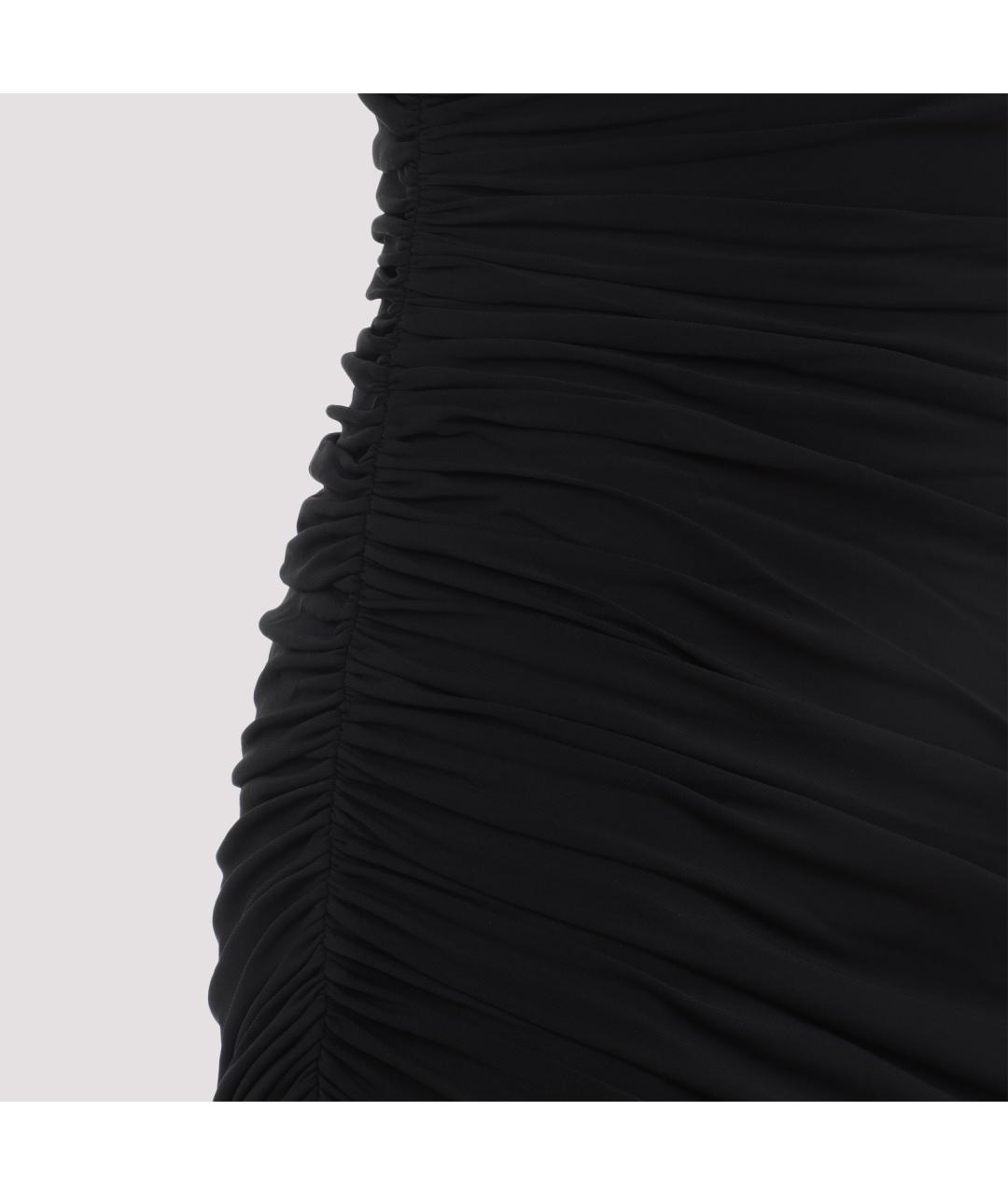 JACQUEMUS Черное полиамидовое повседневное платье, фото 5