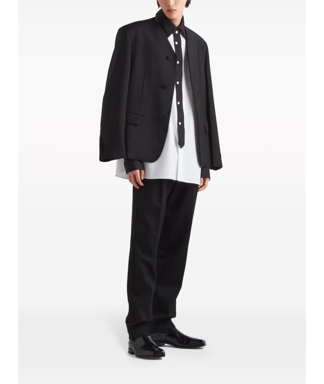 PRADA Белая хлопковая кэжуал рубашка, фото 2