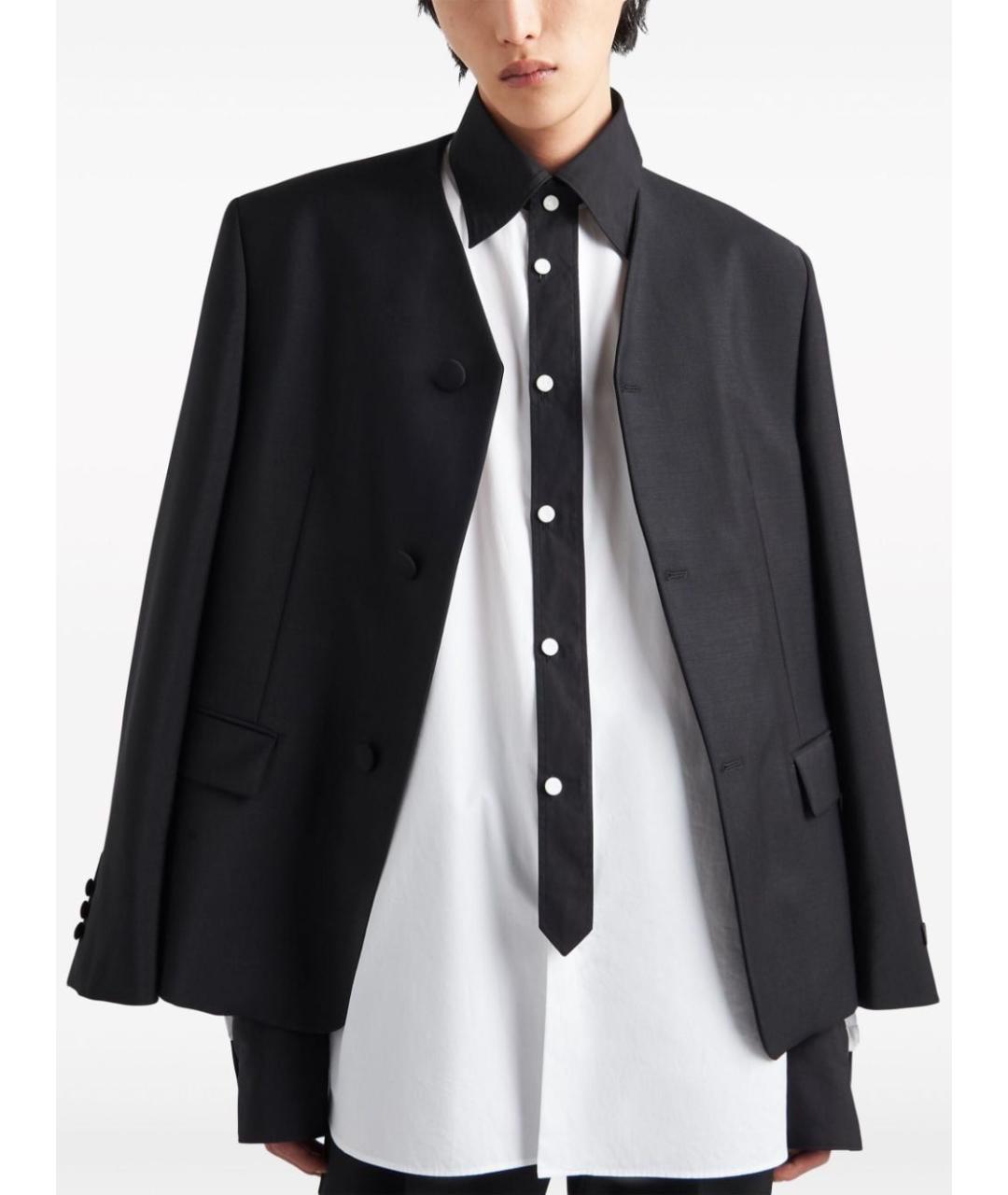 PRADA Белая хлопковая кэжуал рубашка, фото 3