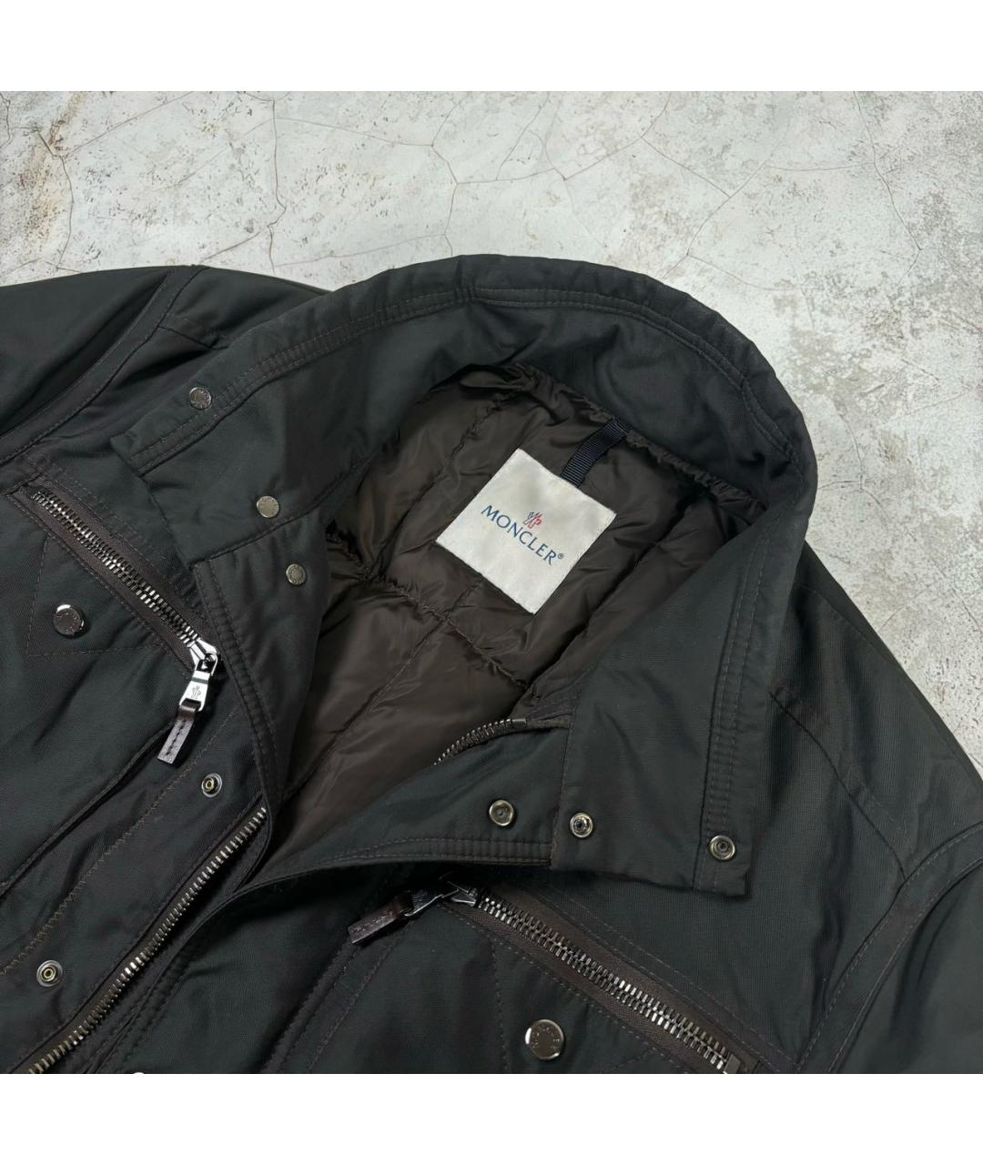 MONCLER Антрацитовая куртка, фото 2