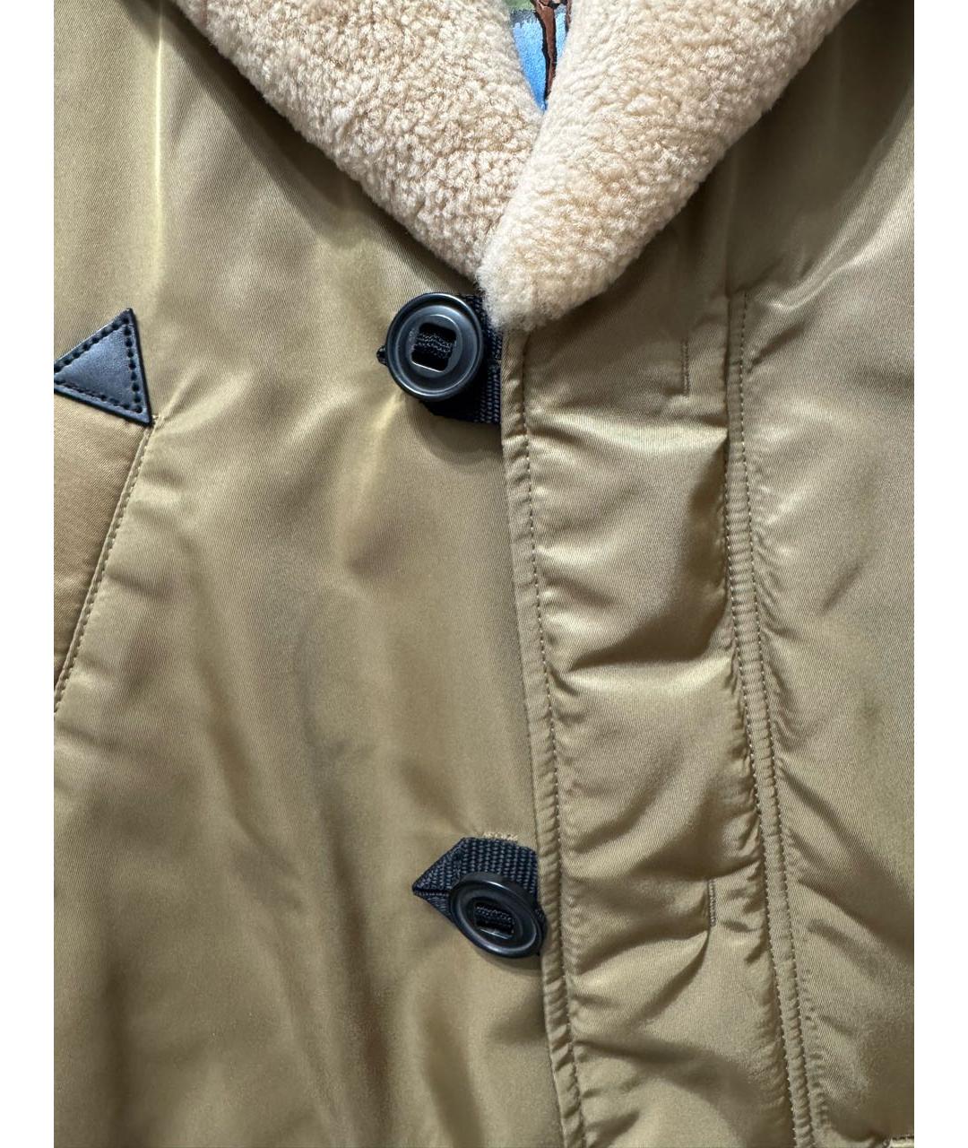 DSQUARED2 Хаки полиуретановая куртка, фото 3