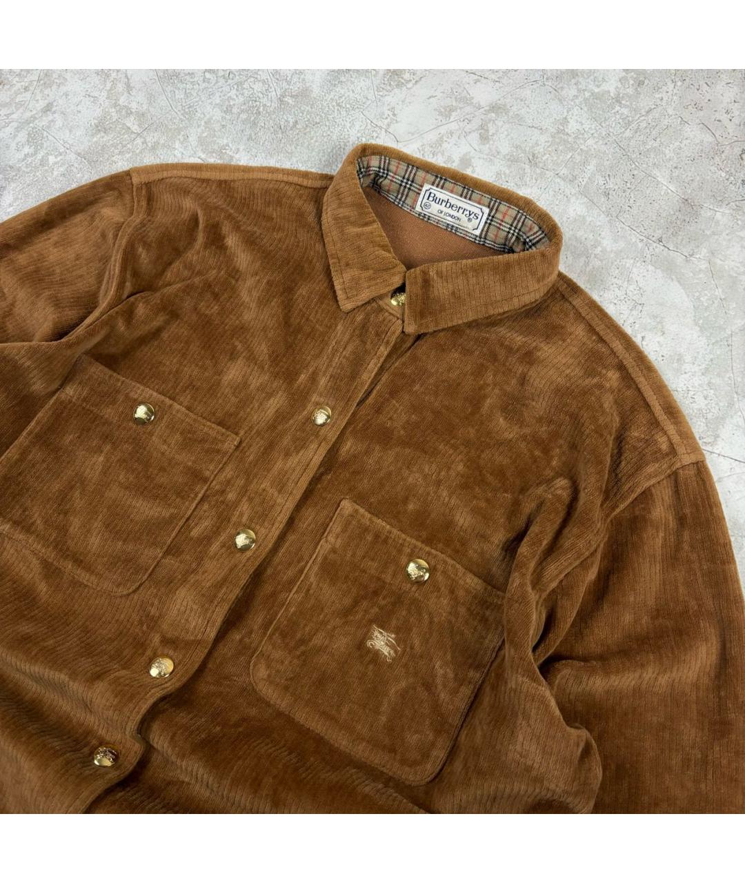 BURBERRY Коричневая кэжуал рубашка, фото 2