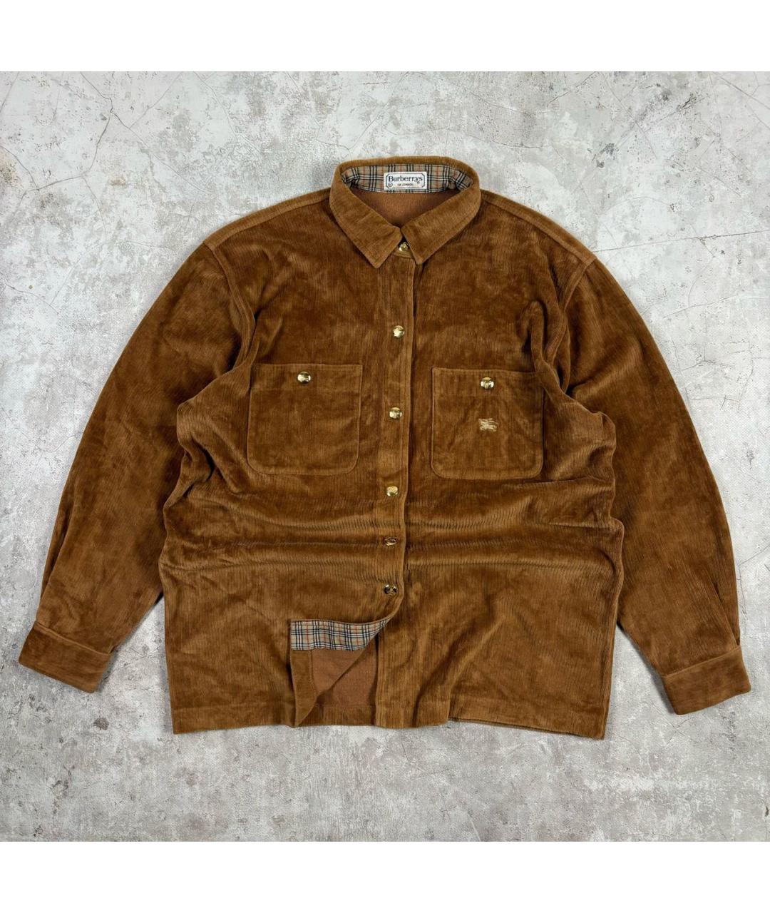 BURBERRY Коричневая кэжуал рубашка, фото 7