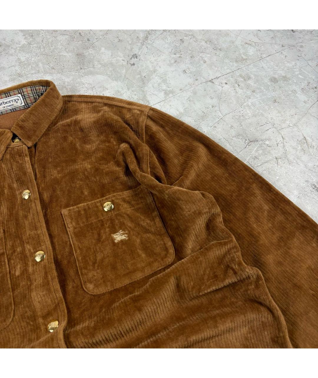 BURBERRY Коричневая кэжуал рубашка, фото 4