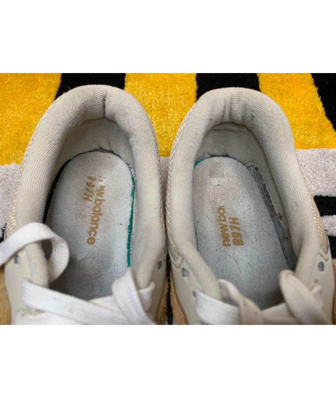 NEW BALANCE Бежевые замшевые низкие кроссовки / кеды, фото 6