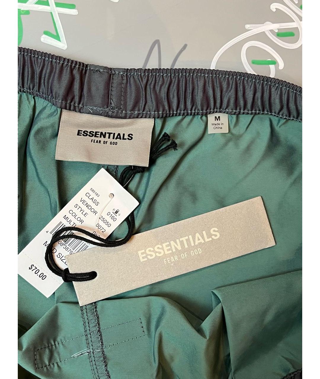 FEAR OF GOD Антрацитовые полиэстеровые шорты, фото 6