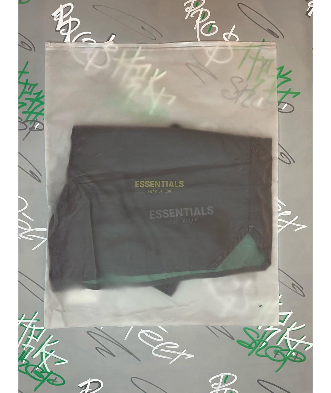 FEAR OF GOD Антрацитовые полиэстеровые шорты, фото 8