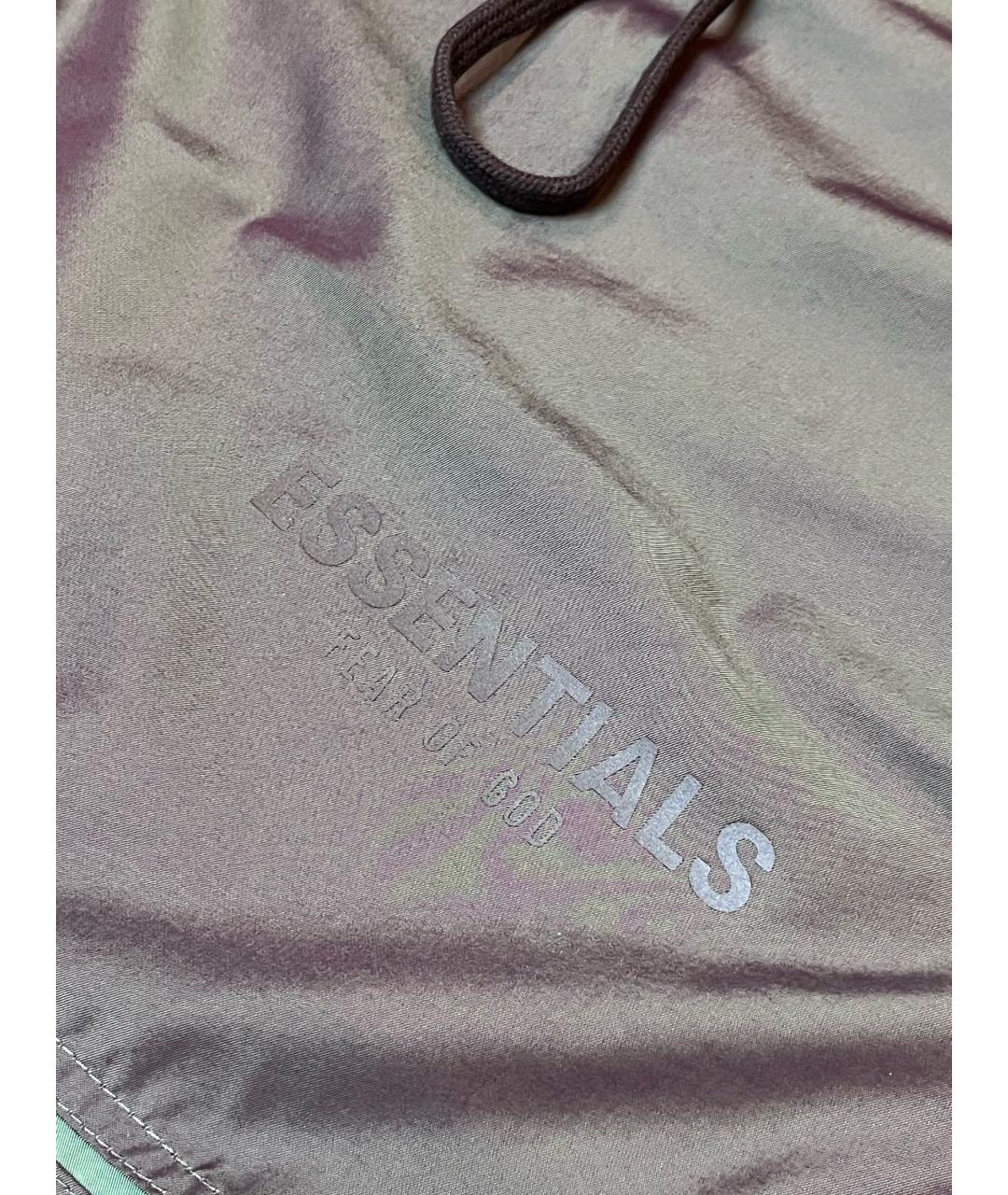 FEAR OF GOD Антрацитовые полиэстеровые шорты, фото 5