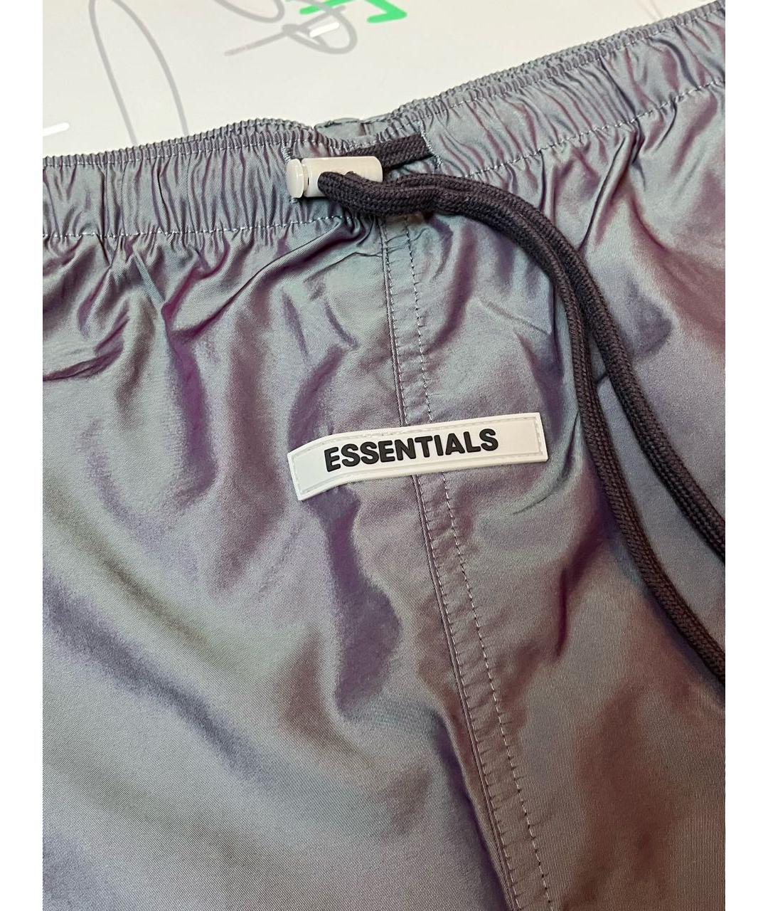 FEAR OF GOD Антрацитовые полиэстеровые шорты, фото 3