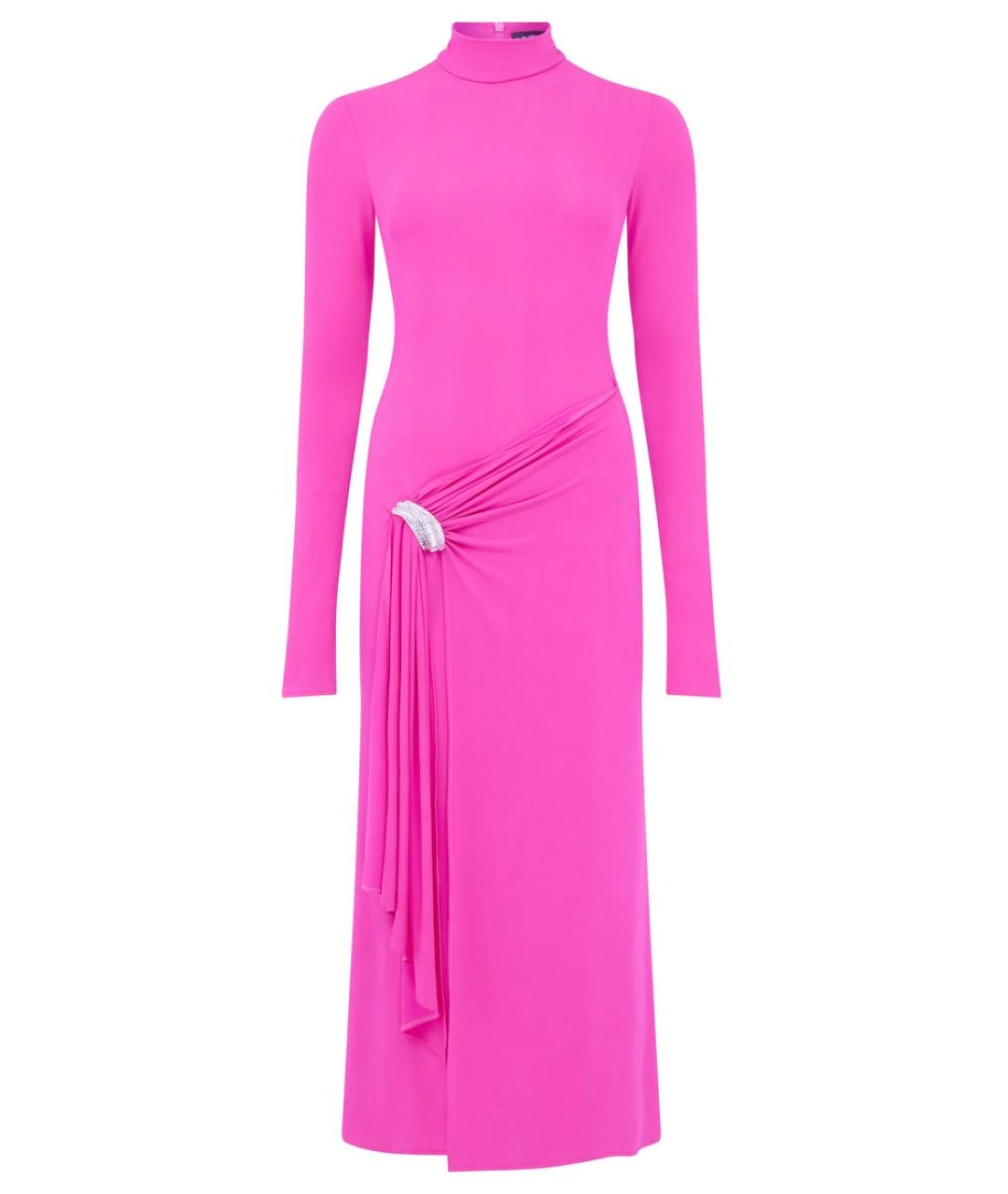 DAVID KOMA Розовое коктейльное платье, фото 7