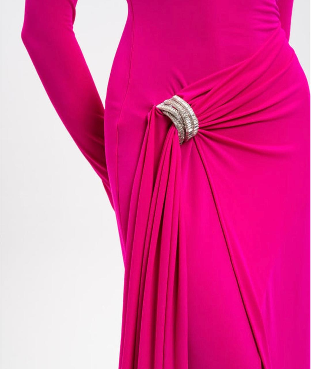 DAVID KOMA Розовое коктейльное платье, фото 4