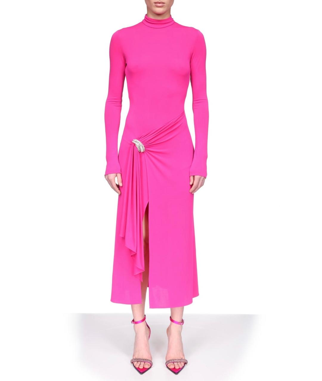 DAVID KOMA Розовое коктейльное платье, фото 5