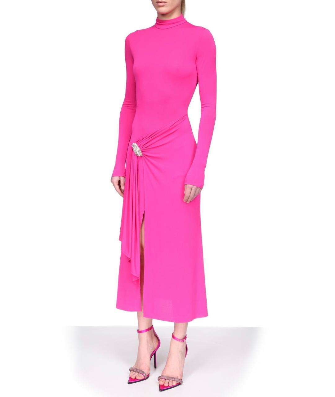 DAVID KOMA Розовое коктейльное платье, фото 6