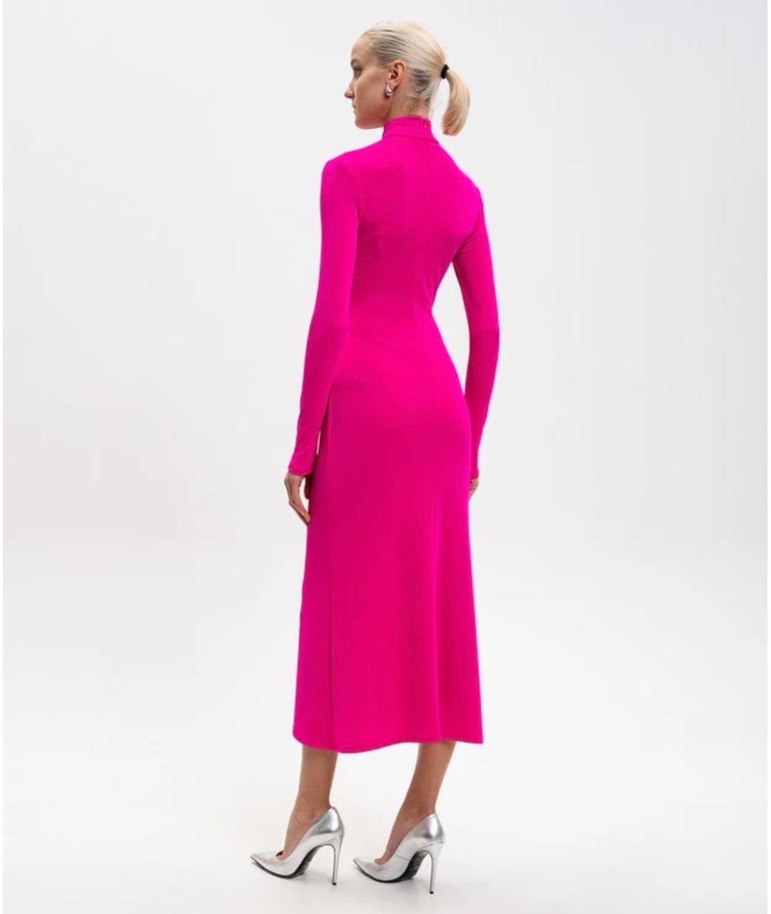 DAVID KOMA Розовое коктейльное платье, фото 3