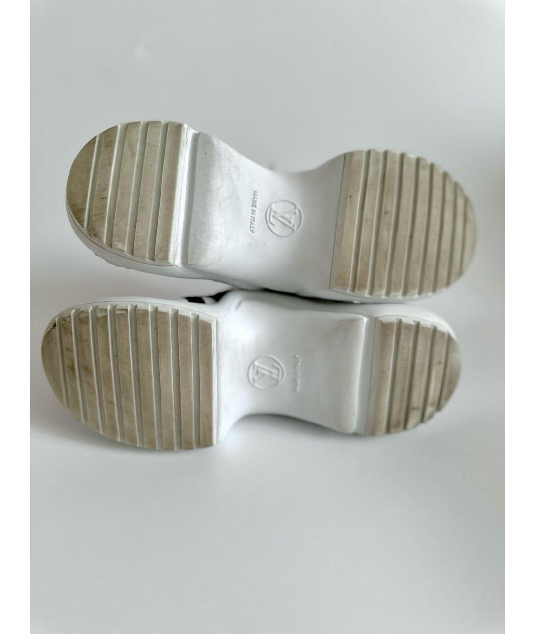 LOUIS VUITTON Белые текстильные кроссовки, фото 8