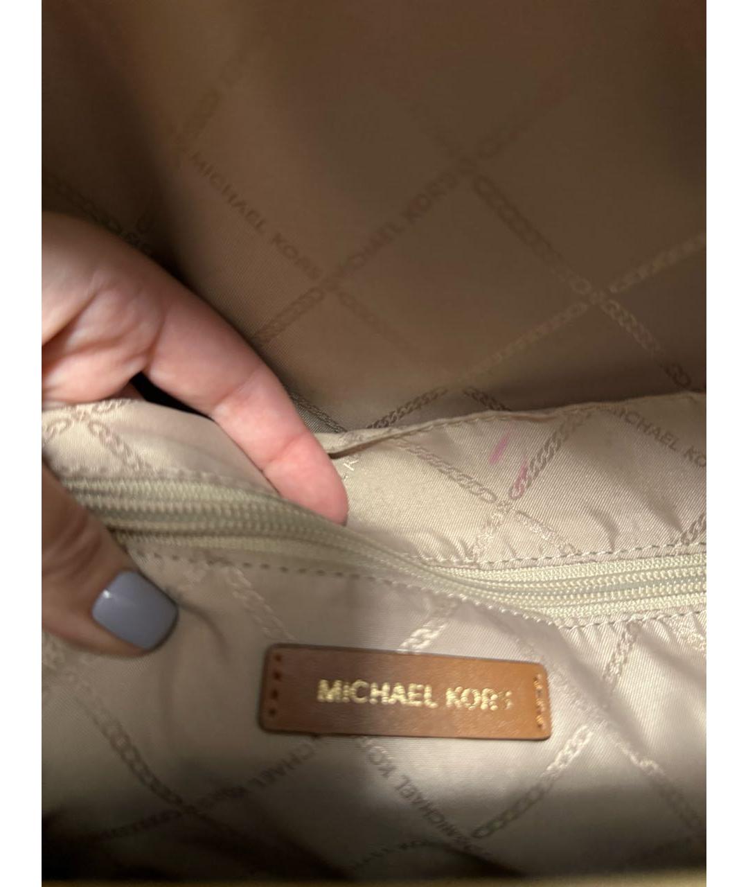 MICHAEL KORS Коричневый рюкзак, фото 4