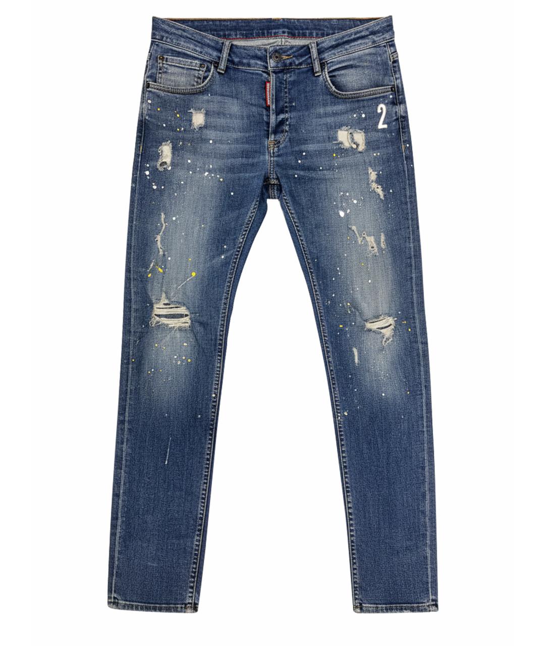 DSQUARED2 Синие джинсы скинни, фото 1