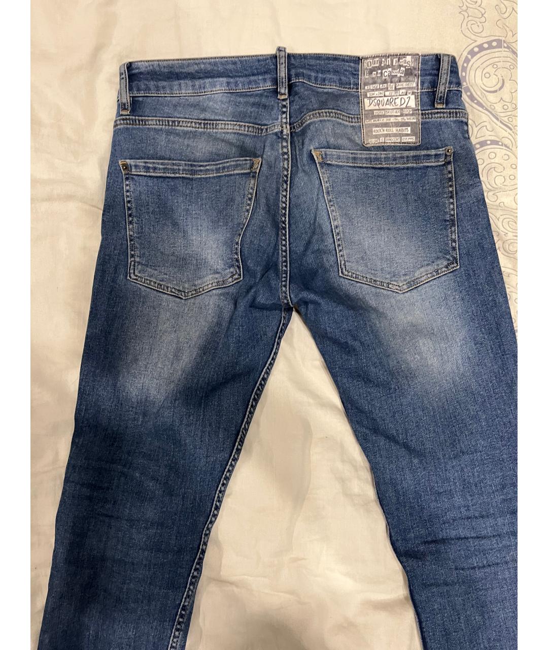DSQUARED2 Синие джинсы скинни, фото 2