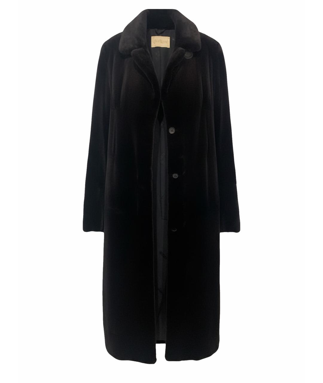 BRASCHI Коричневая меховая шуба, фото 1