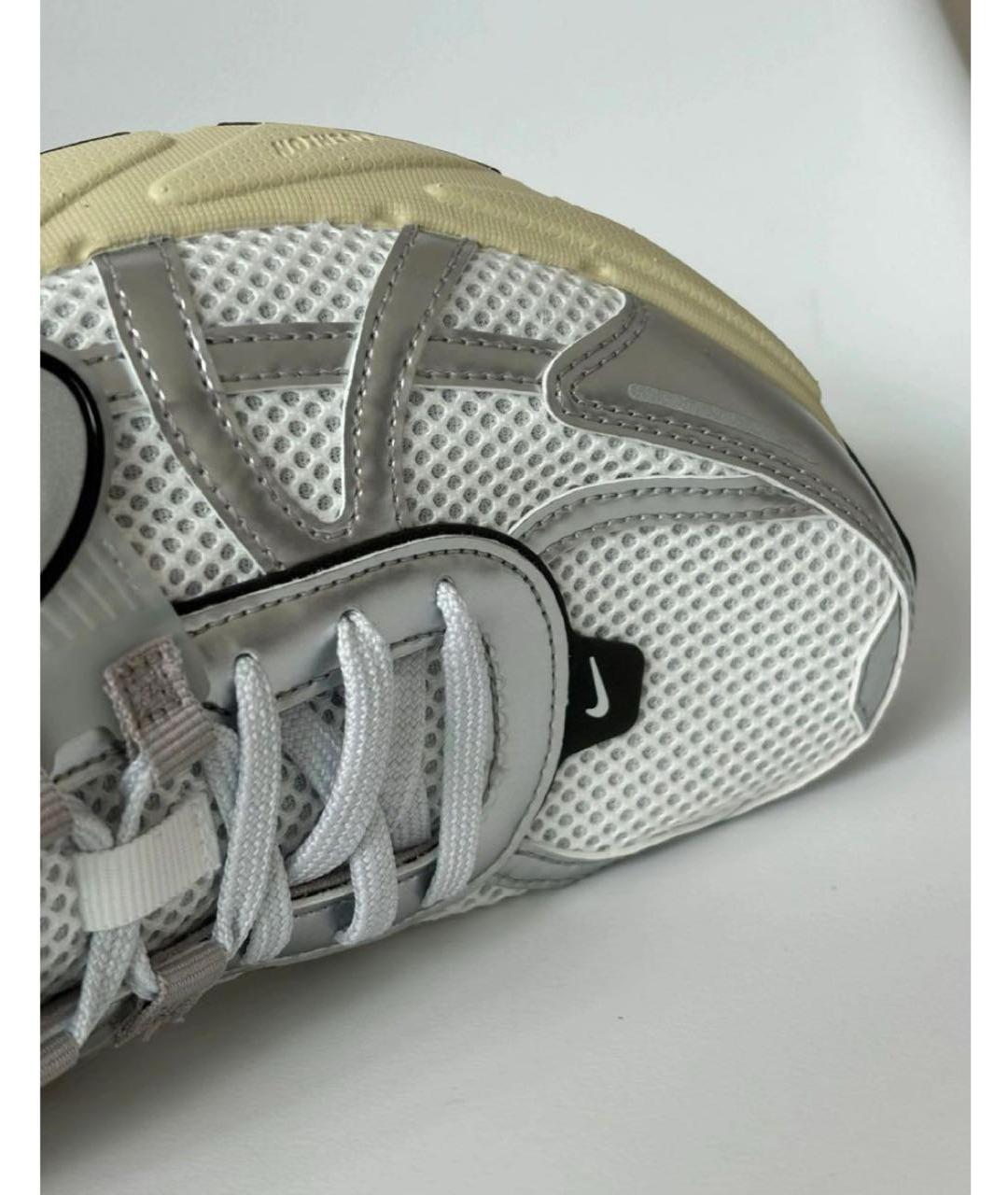 NIKE Серебряные текстильные кроссовки, фото 6