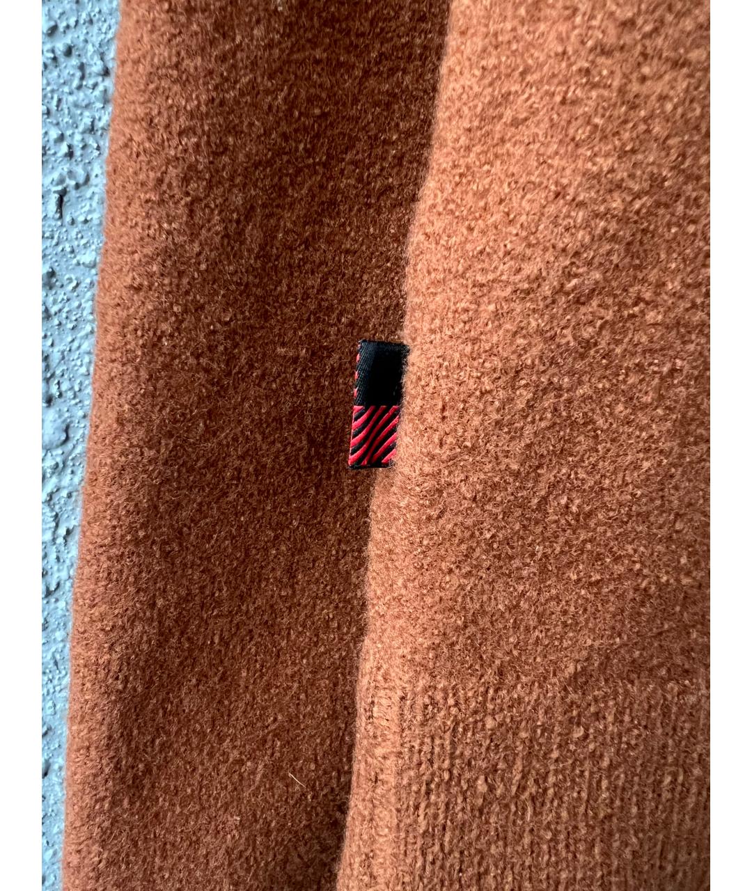 WOOLRICH Коричневый шерстяной джемпер / свитер, фото 3