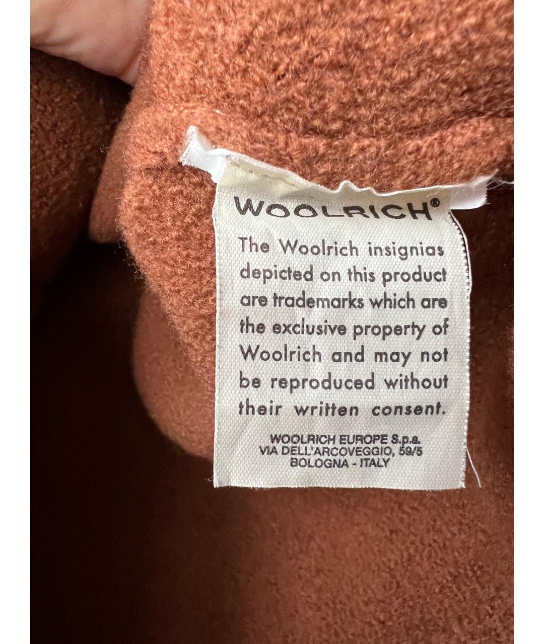 WOOLRICH Коричневый шерстяной джемпер / свитер, фото 5