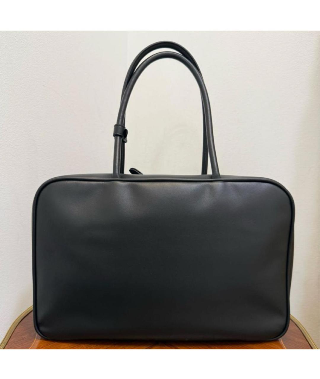 MIU MIU Черная кожаная сумка с короткими ручками, фото 2