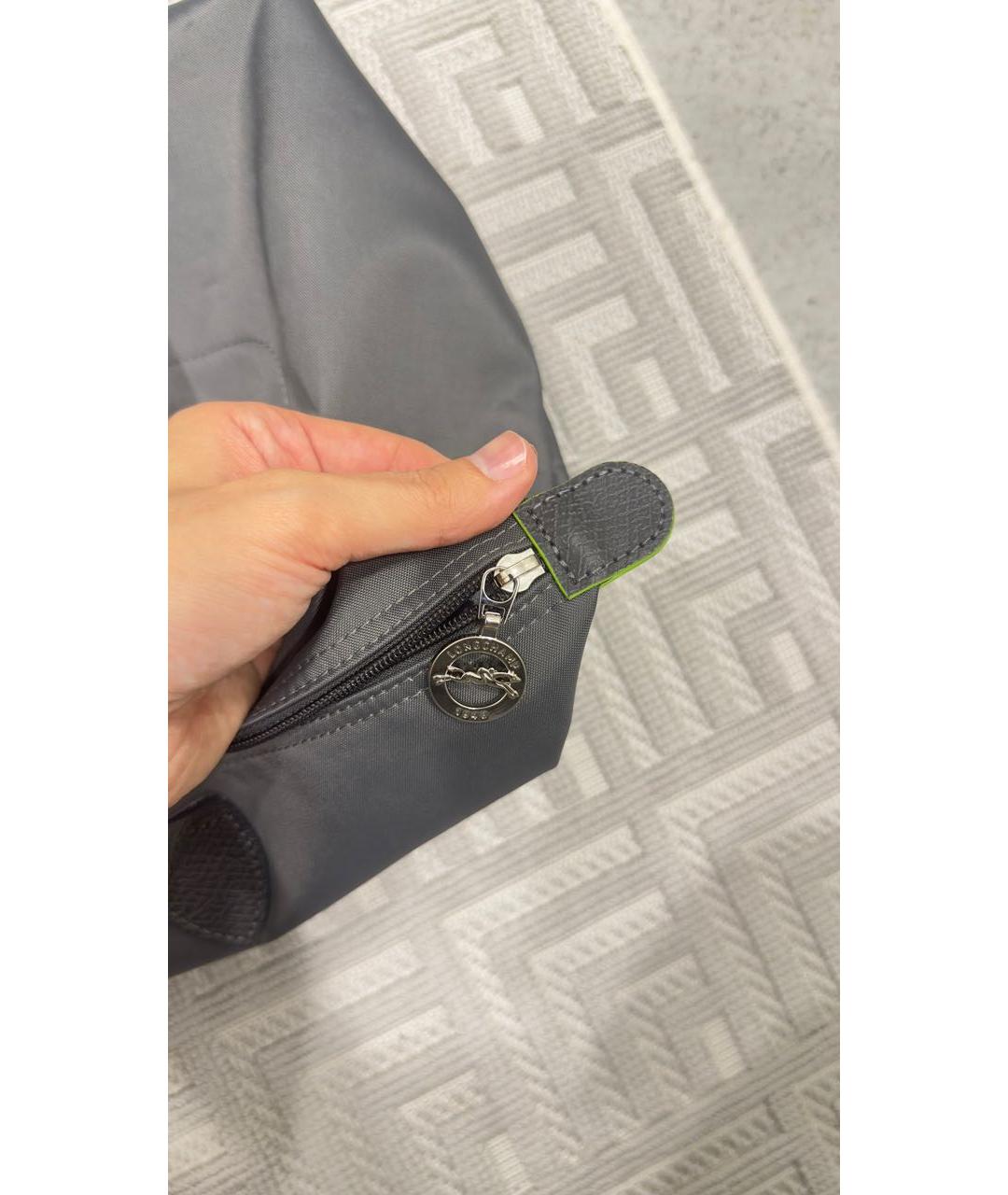 LONGCHAMP Антрацитовая дорожная/спортивная сумка, фото 3