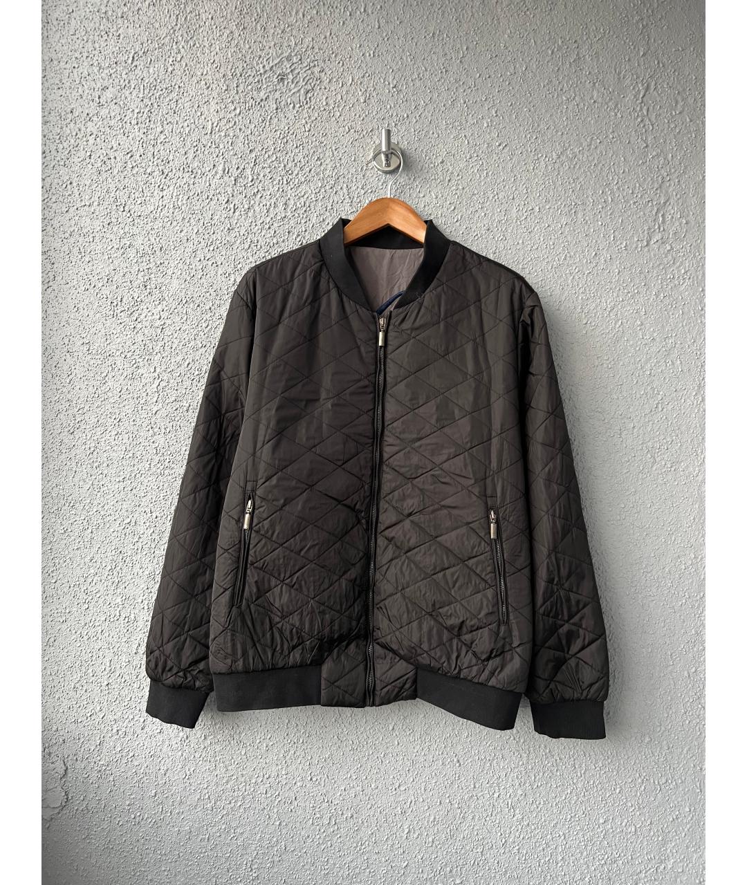 BRIONI Черная полиэстеровая куртка, фото 7