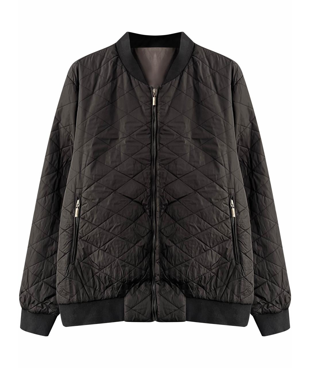 BRIONI Черная полиэстеровая куртка, фото 1