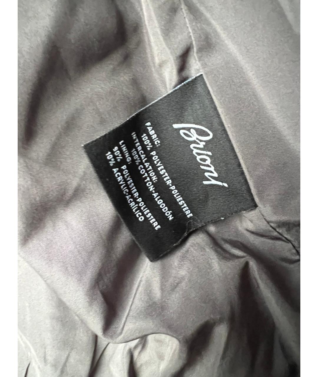 BRIONI Черная полиэстеровая куртка, фото 5